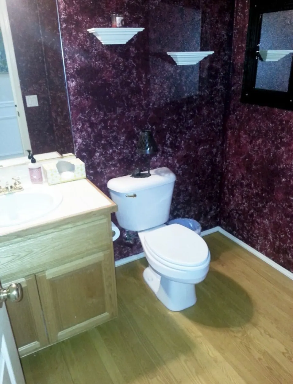 Original vanity and fixtures