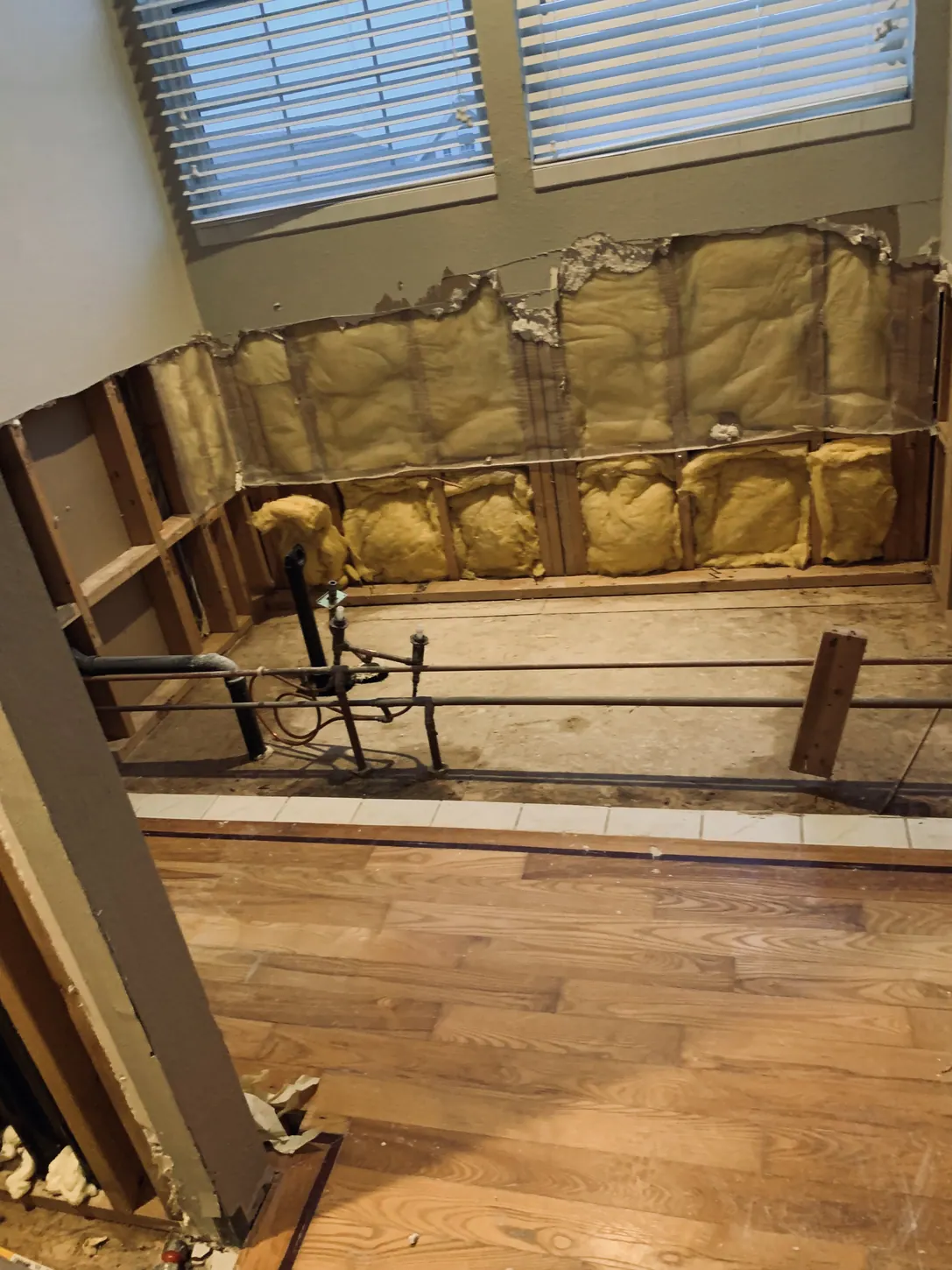 Wall framing and insulation