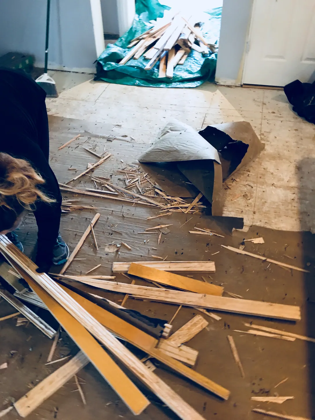 Room refinishing in progress