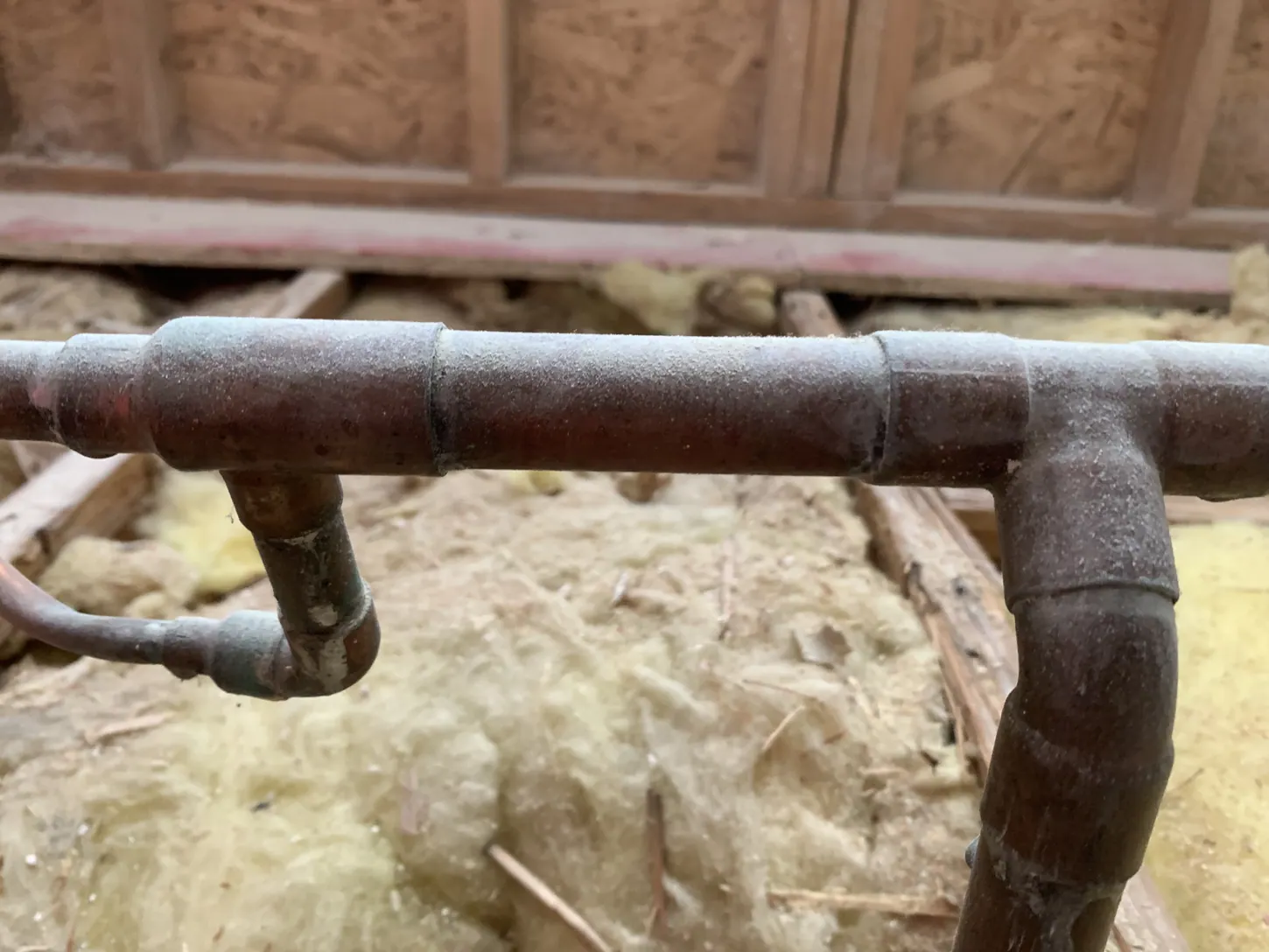 Plumbing installation detail