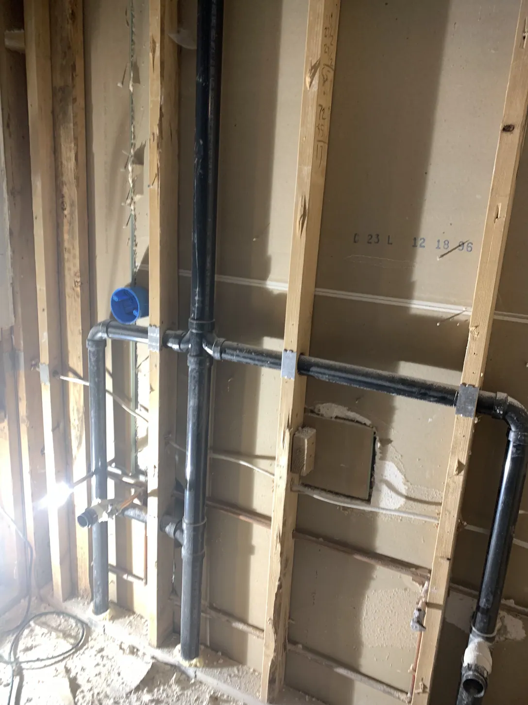 Interior rough-in