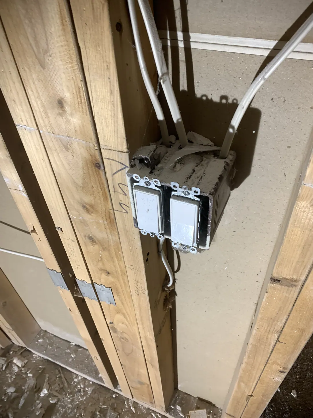 Wall opening and trade work