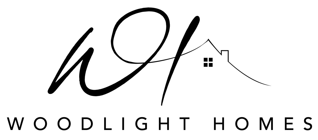 Combined WH WOODLIGHT HOMES logo